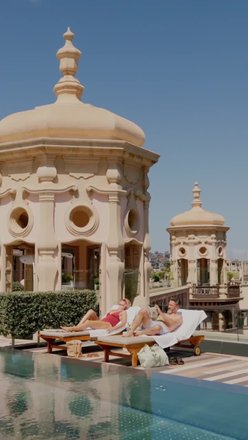 Pool detail at Santa Catalina, a Royal Hideaway Hotel