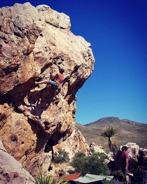 1st ascent of Social D, V3 highball. 
#mtcharleston #climbing #bouldering #southernnevada #explorenevada