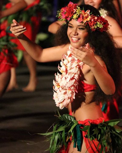 【mico tahiti】【タヒチアンダンス】ステージ衣装_②ピンク mico tahiti】【タヒチアンダンス】ステージ衣装_②ピンク mico tahiti