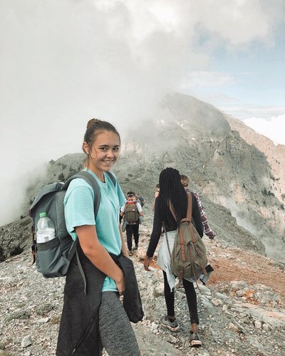 Photo by xcanwegonowx, caption reads: this was definitely the most physically challenging thing that I’ve ever done
•
#bullsabroad #usfworld #usfgcp #greecepix #travel #travelphotography #travelblogger #travel_greece #travelblog #bloggerlife #studyabroad #travelabroad #girlswhotravel #greecelover_gr #wanderlust #travelgram #instatravel #adventure #mountolympus #mountain #hiking #nature #naturephotography #unlimitedgreece #greecelover_gr #wonderlustgreece #discovergreece #topgreecephoto #passportcollective #TLPicks #TheTravelWomen