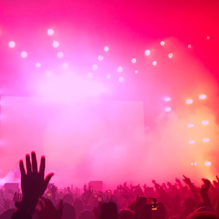 Vibrant concert crowd at Michael Franti Tour 2026