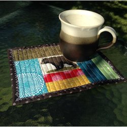 Photo by fernieartscoop, caption reads: Mug Rugs by Lori Kennedy scrapaddict have been a popular gift idea. It’s bigger than a coaster but smaller than a placemat. What a perfect stocking stuffer!!!
.
.
.
.
#fernieartscoop #scrapaddict #lorikennedy #mugrug #shopsmall #shoplocal #shopfernie #eastkootenays #ferniebc #fernieartists #fernie