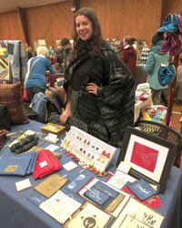 Photo by western_june, caption reads: Such a great turn out so far at ferniecraftfairs ! Thanks so much to all you wonderful Fernie folk for supporting our incredibly talented arts community!! I'm here till 3 pm today with all my blankets, wraps, totes, dog scarves, pillows, patches and totes!! .
#westernjune #kootenays #cranbrookbc #kimberleybc #ferniestoke #fernieart #bcartist #fernie #clothingpatches #eastkootenays #supportlocal #localart #handmade #patternanddesign #patchdesign #textilearts #kootenayartist #originalprints #framedart #cottonclothing #earrings #cranbrookbc #tasselearrings #nicklefreemetal #earringdesign #kootenaybabe #ferniecraftfair #craftsfair #availablenow