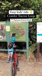 Photo by outdoorkidnz, caption reads: Super easy bike ride when you don’t want to tackle the entire 82km Timber Trail 😀

We parked at the main car park on the northern edge of the forest off SH30 between Te Kuiti and Mangakino. Plenty of parking and toilets. 

Allow about 30 minutes each way to the tractor - slow and easy pace, reading the signs and pottering along. Stunning bush! 

The two ton Caterpillar tractor was used in the 1930s-40s to recover split tōtara posts and battens from the bush. 

The entrance to the ride is also near the Tōtara Walk. Huge trees!! And at night becomes a glowworm hunt 😀 It’s walking only on the 20-30 min loop. Well worth it while visiting. 

📍 Historic Crawler Tractor
🚗 Parking on Barryville Road, Pureora Forest Park
🐶 No dogs

#pureora #pureoraforest #timbertrail #timbertrailnz #tractornz lovetauponz visitruapehu timbertraillodgenz timbertrailnz timbertrailshuttles