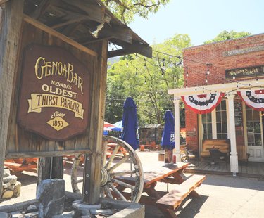 “Nevada’s oldest thirst parlour”. It’s old and it smells like it, but I mean that in the coolest way possible.  The place hasn’t changed much (not that I’d know) and you feel a little too ‘City folk-ish’ if you order anything other than whiskey straight up... which I did not. Genoa, is a charming, old town nestled at the base of the East Tahoe Mountains, and a short drive from from South Lake Tahoe. A mini trip worth the detour.
.
.
.
.
__________________________

#GenoaBar #GenoaSaloon #GenoaNevada #Saloon #OldestNevadaSaloon #Bar #Whiskey #Nevada #Genoa #1853 #laketahoe #tahoe