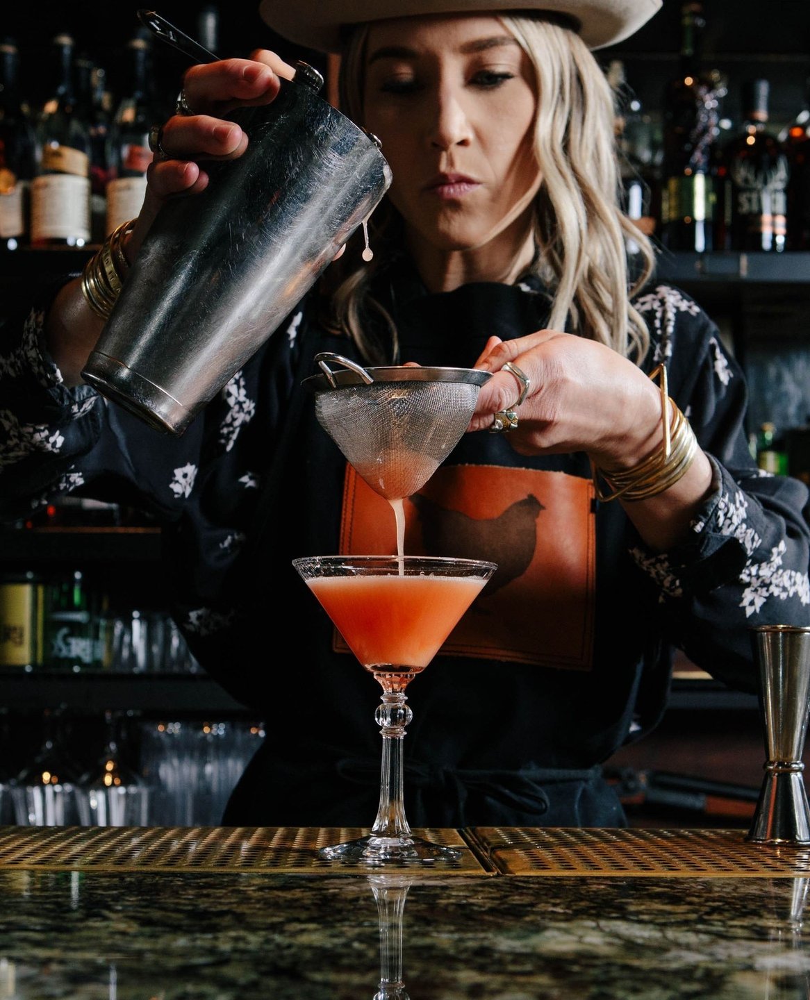 Photo by user centurygrandphx, caption reads It’s true – the Paper Plane sets the stage for the perfect winter evening at Grey Hen Rx. Herbaceous and bright, it’s poured with elijahcraig Small Batch Bourbon, grappanonino, aperolusa, and lemon.⁠
⁠
Photos: gracestufkosky⁠
⁠
⁠
#centurygrand #centurygrandphx #greyhenrx #greyhen #cocktailbar #drinkstagram #az #phoenix #phoenixaz #phxaz #phx #traveldestination #bestbars #phoenixarizona #myphx #cocktails #cocktailsofinstagram #cocktailspotlight #newmenu #aperol #elijahcraig