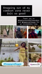 Photo by happyvalleypa, caption reads: Happy Valley is 
for everyone 🤗