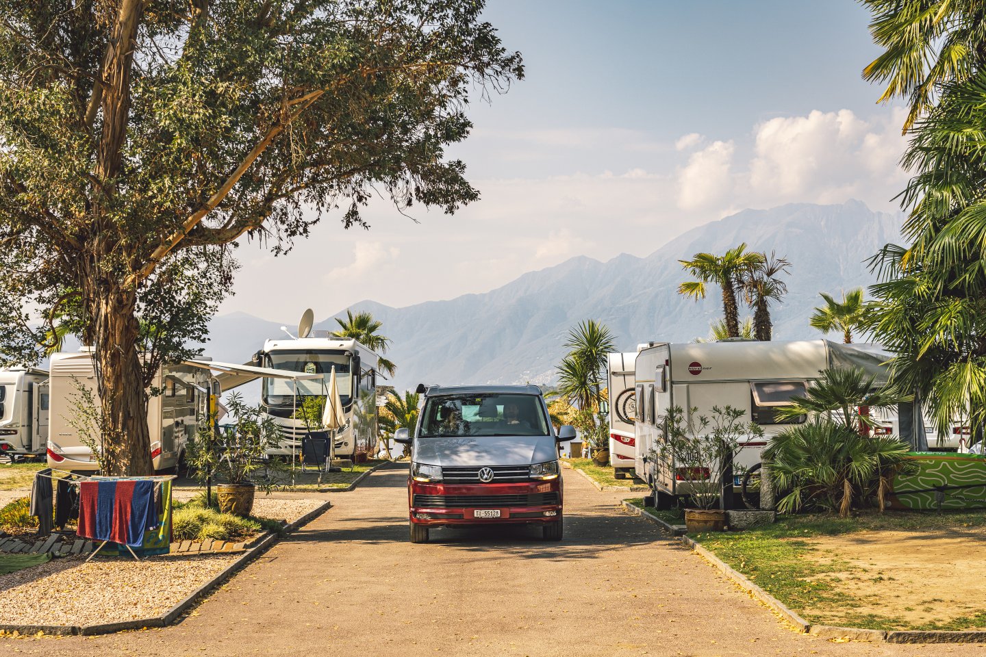 Campingpltze im Tessin, in Ascona-Locarno | Ascona-Locarno